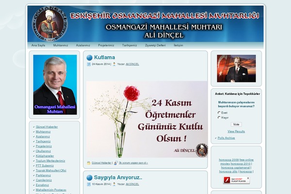 Site using Featured Content Gallery plugin