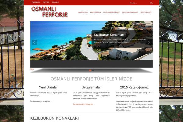 Small Business theme site design template sample