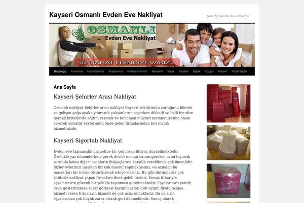 Twenty Ten theme site design template sample