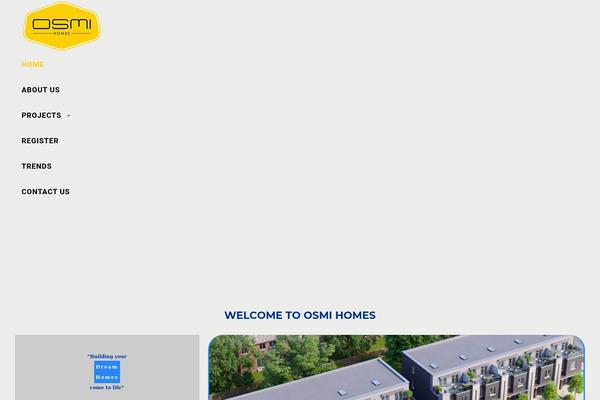 The7 Child theme site design template sample