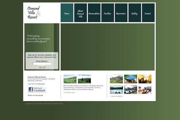 osmondvilla.com site used Osmond