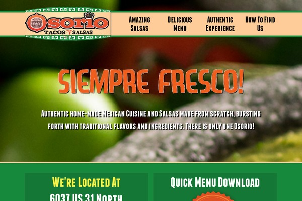 osoriotacosysalsas.com site used Osorio