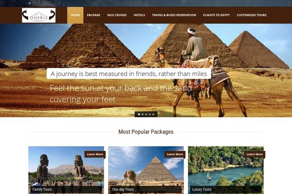 Tour Package theme site design template sample