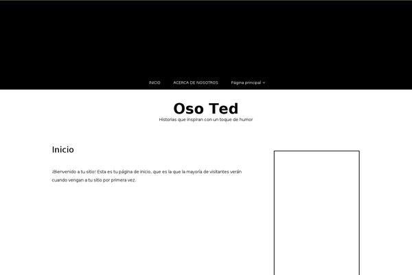 Writee theme site design template sample