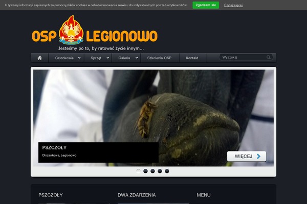 osp-legionowo.pl site used Osp-theme