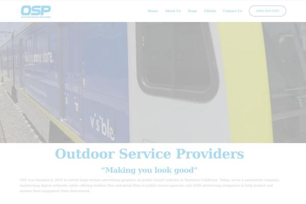 Intact theme site design template sample