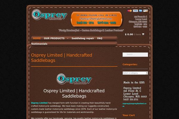 Storefront theme site design template sample