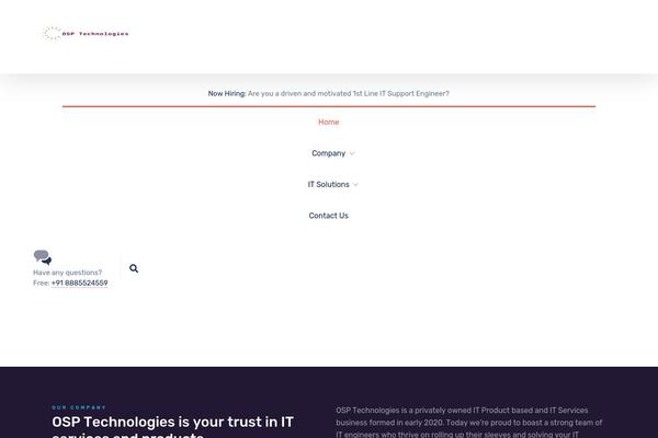 Nanosoft theme site design template sample