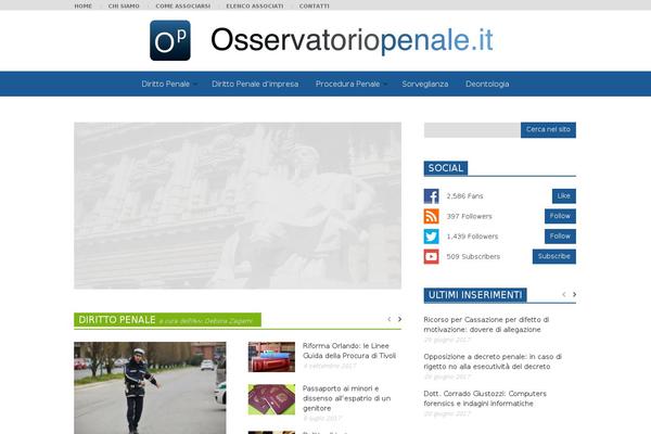 Newspaper Child theme site design template sample