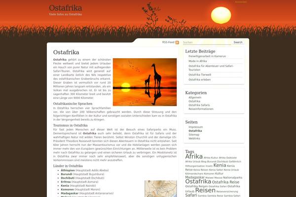 Evening-sun theme site design template sample