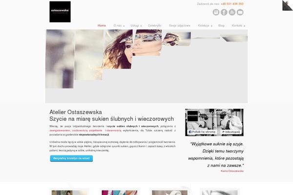 U Design Child theme site design template sample