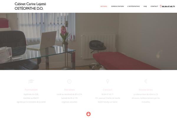 Osmosis theme site design template sample