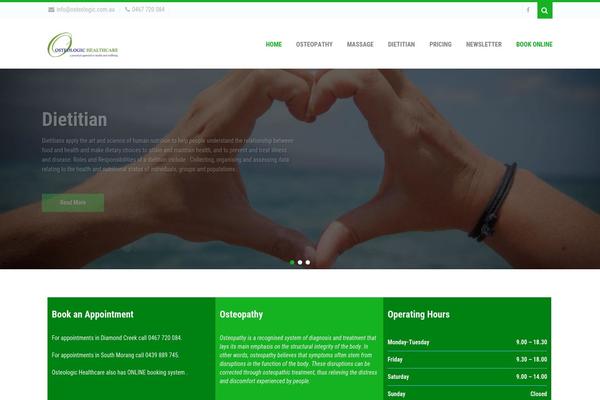 Modest theme site design template sample