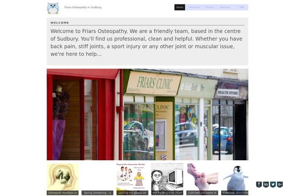 Modularity theme site design template sample