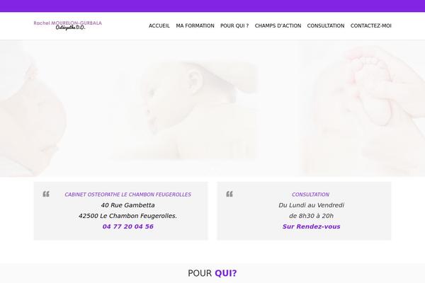 Focuson theme site design template sample