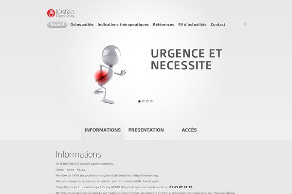 Nova theme site design template sample