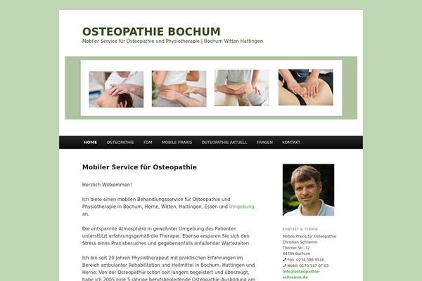 Twenty Eleven theme site design template sample