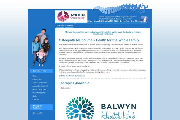 osteopathmelbourne.net site used Osteopath