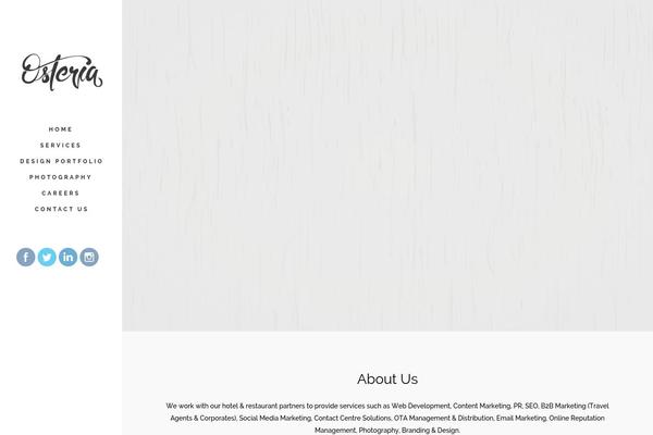 Starter theme site design template sample