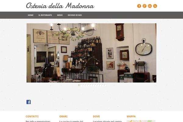 Restaurateur theme site design template sample