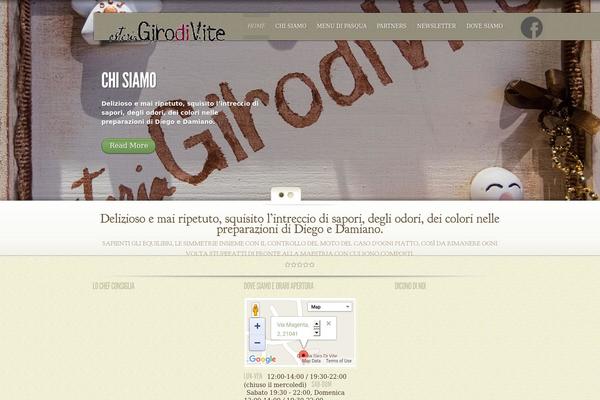 MyCuisine theme site design template sample