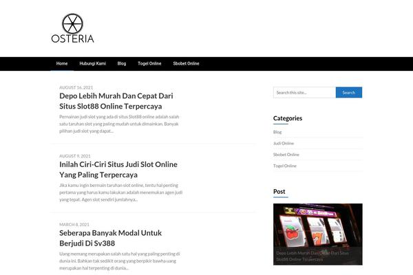 Feather Magazine theme site design template sample