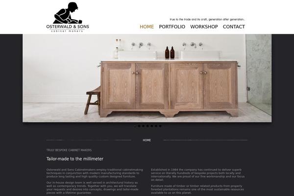inFocus theme site design template sample