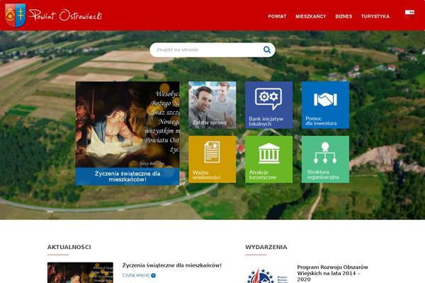Site using Tiny Carousel Horizontal Slider plugin