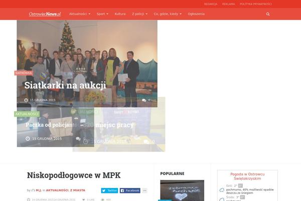 Sparkle theme site design template sample
