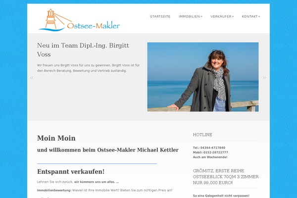 Dandelion theme site design template sample
