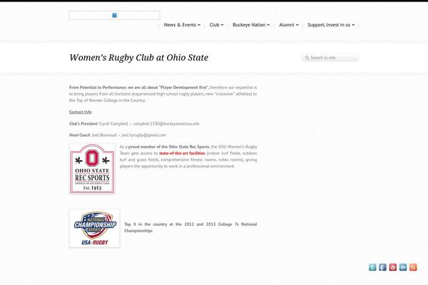 osuwrfc.com site used Rebrand