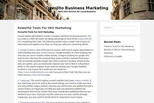 tecblogger theme site design template sample