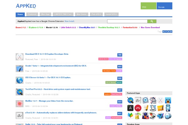 osxdownload.com site used Appkedv2