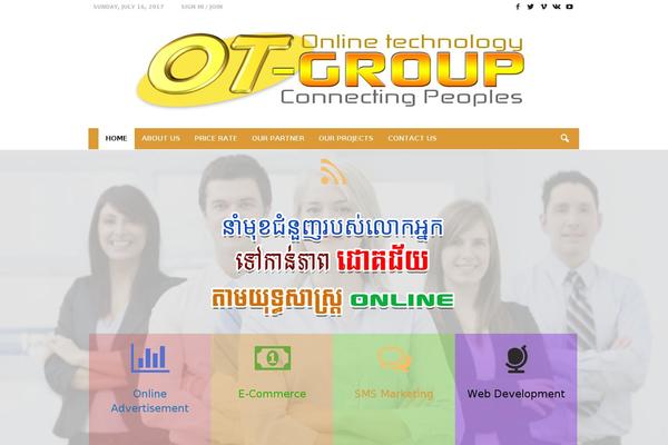 NewsMag theme site design template sample