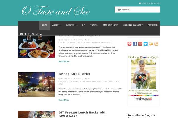otasteandseeblog.com site used Cuisine