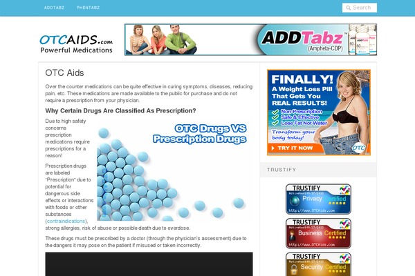 otcaids.com site used Trinity-platform