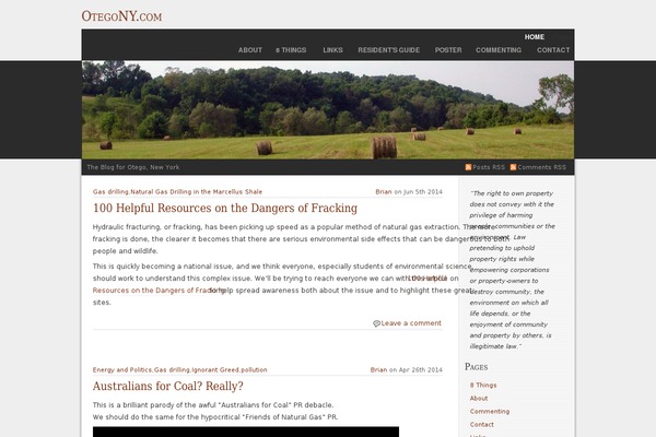 BlueSky theme site design template sample