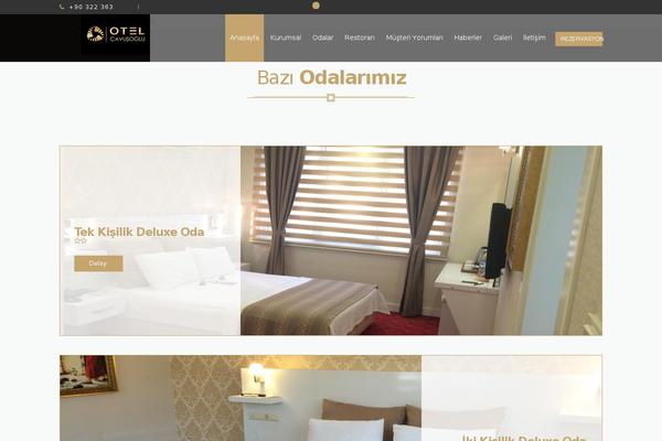 Paradisehotel theme site design template sample