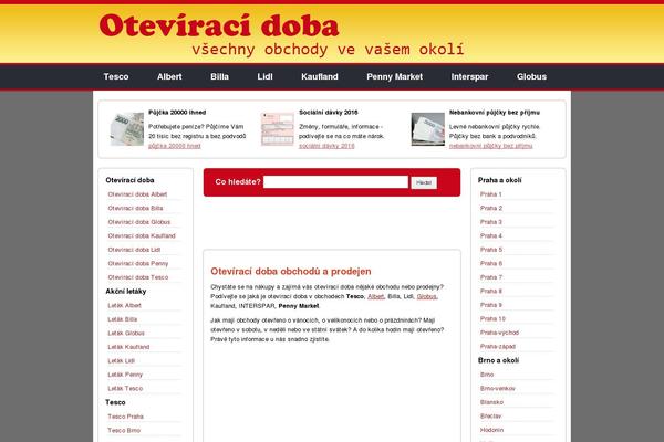 oteviraci-doba.net site used Oteviraci-doba