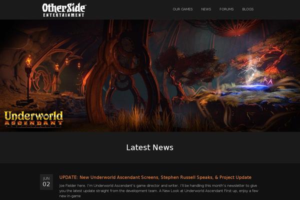 Framework theme site design template sample