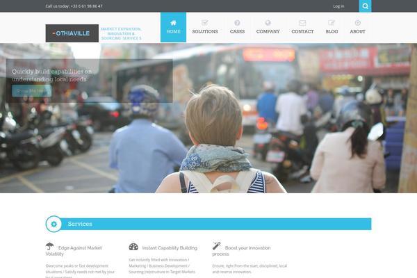 Nictitate theme site design template sample