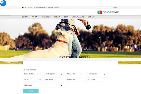 Wp Estate theme site design template sample