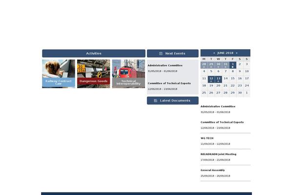 Site using The Events Calendar plugin