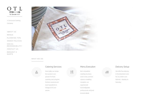 Nordic theme site design template sample