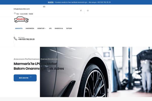 Porto theme site design template sample