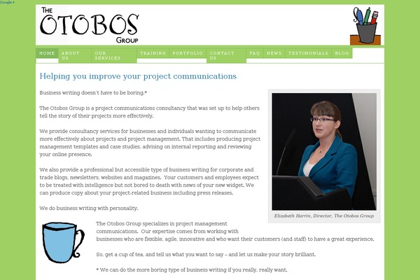 Thesis 1.7 theme site design template sample