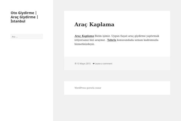 Twenty Fifteen theme site design template sample
