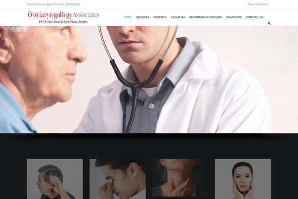 Flex theme site design template sample