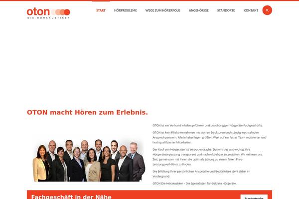 Erange theme site design template sample