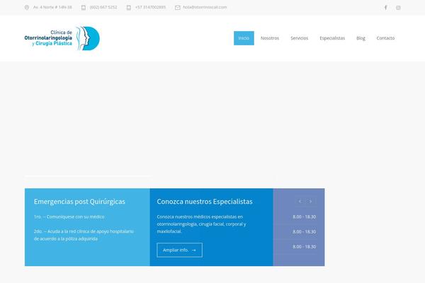 Medicenter-child theme site design template sample